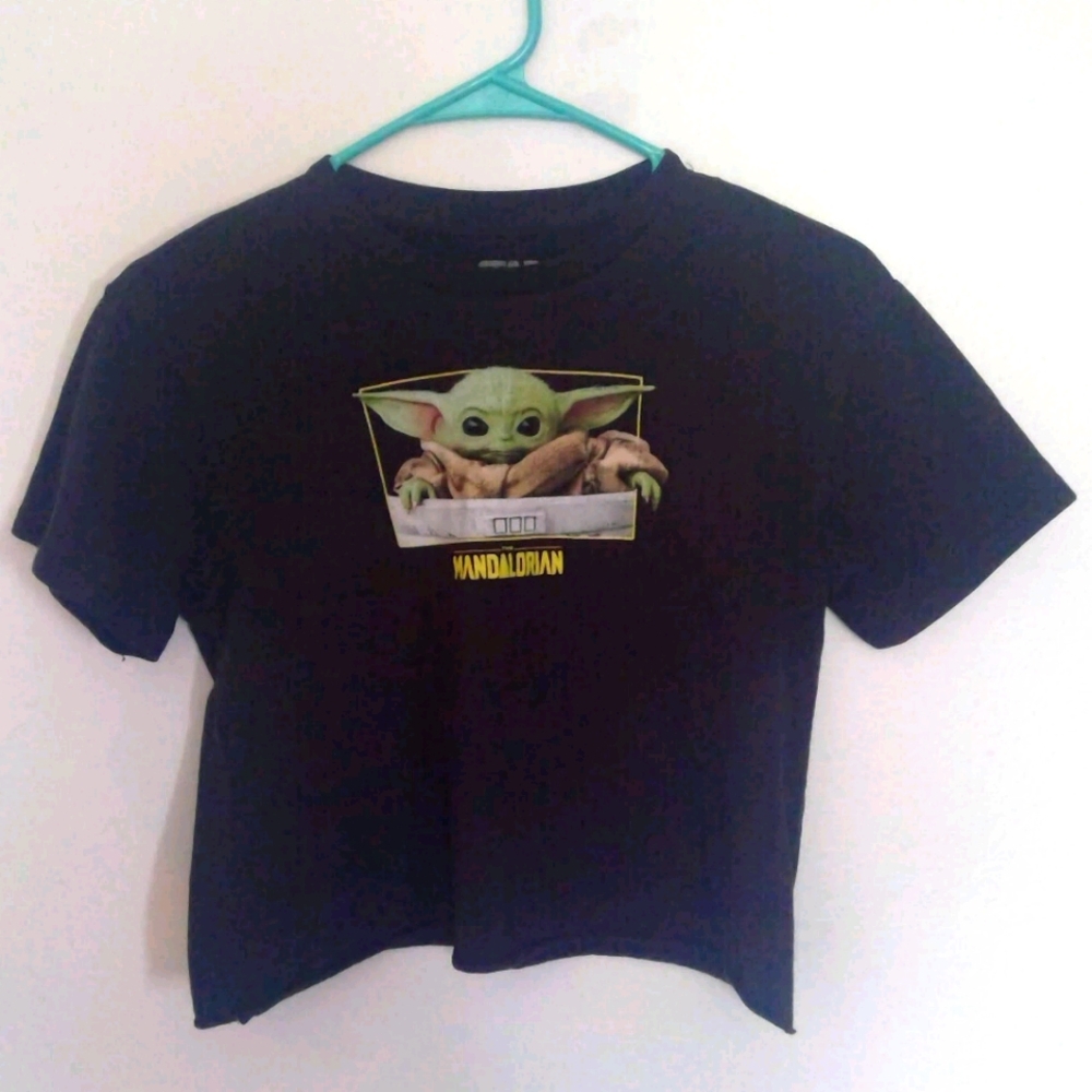 baby yoda crop top